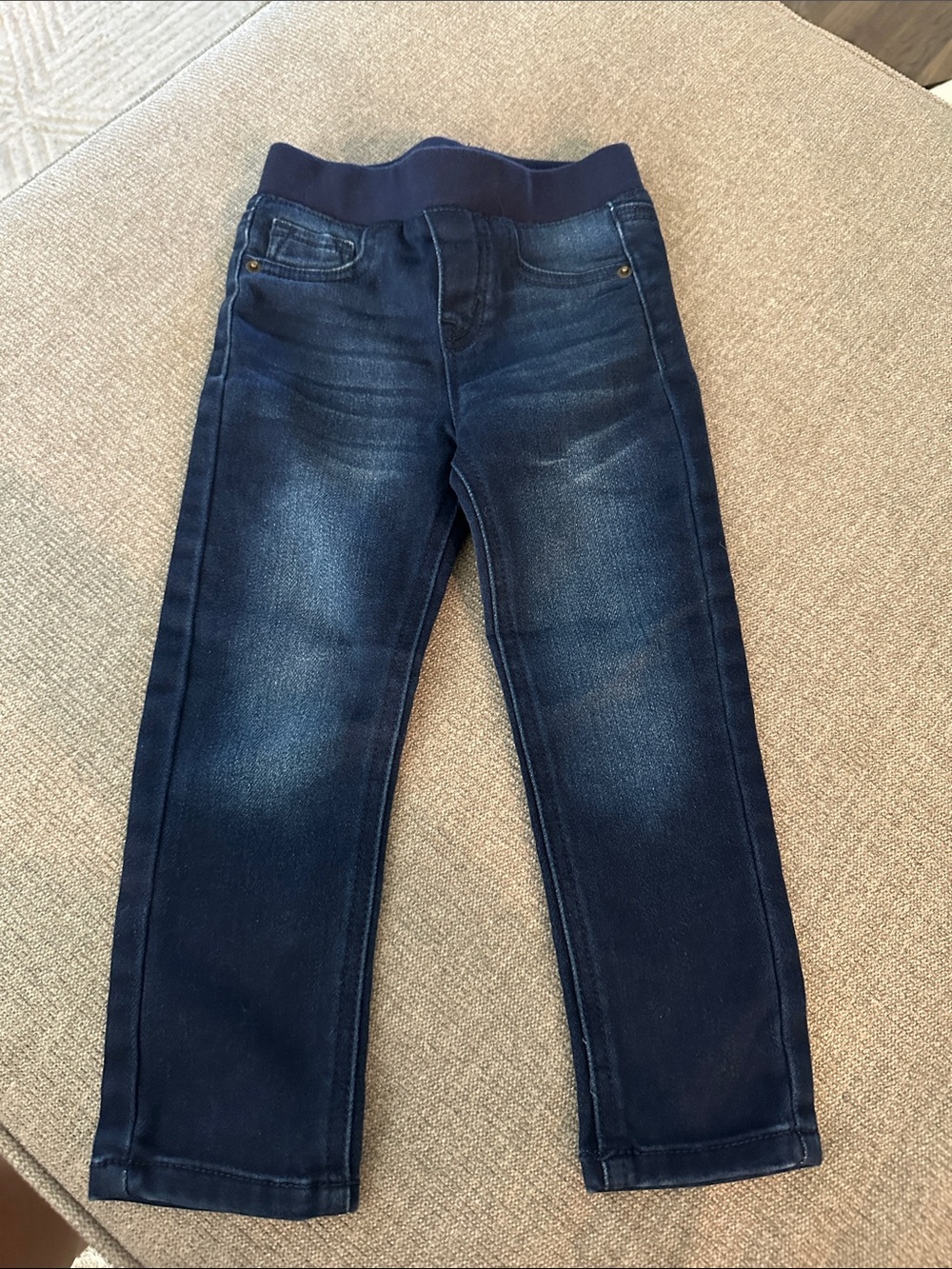 Cat & Jack Navy and White Jegging - 3T